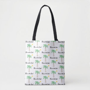 Niedlicher Palmenbaum und Beach Cartoon, Fun Sunny
