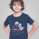 Niedlicher Panda Bär auf Raketenschiff Kinder Pers T-Shirt (Von Creator hochgeladen)