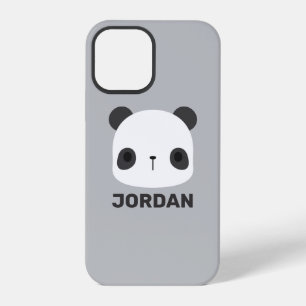 Niedlicher Panda-Bär mit Personalisiertem Namen iPhone 12 Pro Hülle