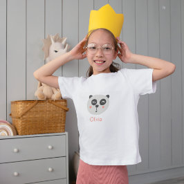 Niedlicher Panda-Bär - Personalisiert T-Shirt
