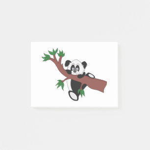 Niedlicher Panda-Bär Post-it Klebezettel