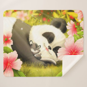 Niedlicher Panda-Bär Sherpadecke