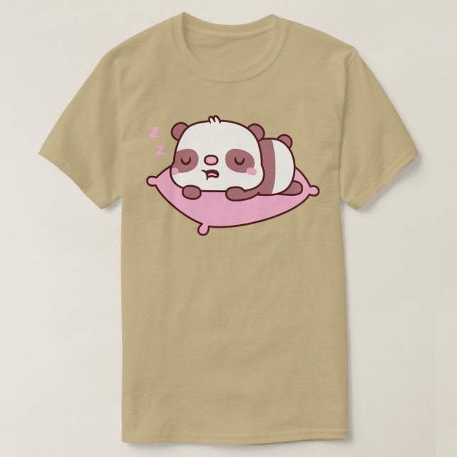 Niedlicher Panda-Bär T-Shirt (Design vorne)