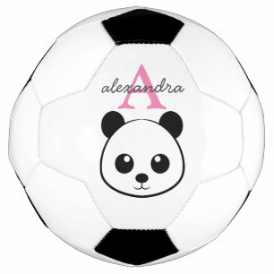 Niedlicher Panda-Bärendrahm Fußball