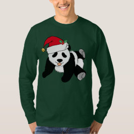 Niedlicher Panda Bear Santa Long Sleeve T-Shirt