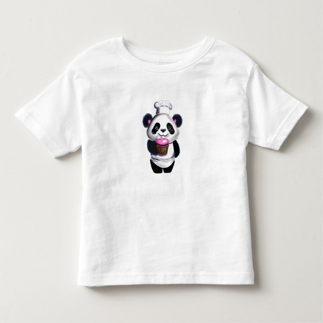 Niedlicher Panda Bear T - Shirt (Vorderseite)