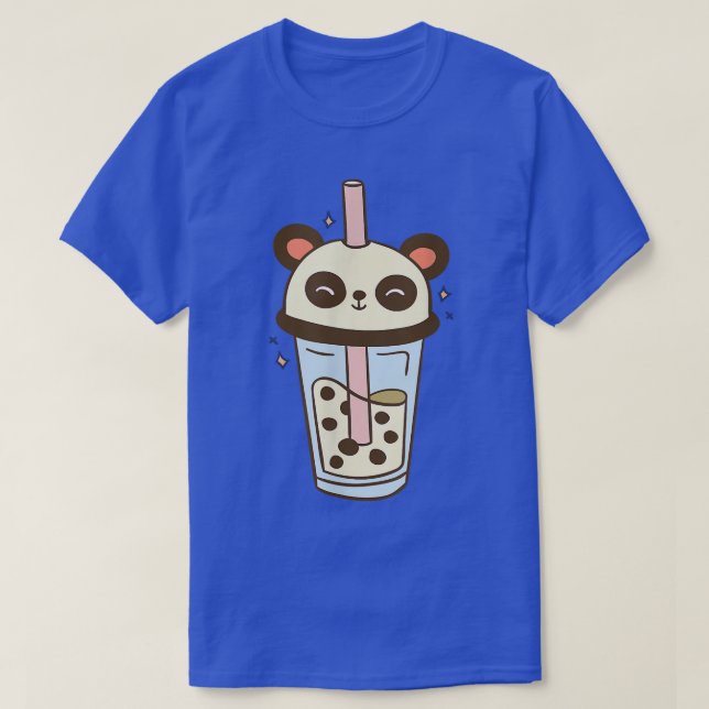 Niedlicher Panda Bubble Tea Kawaii Outfit Bubble T T-Shirt (Design vorne)
