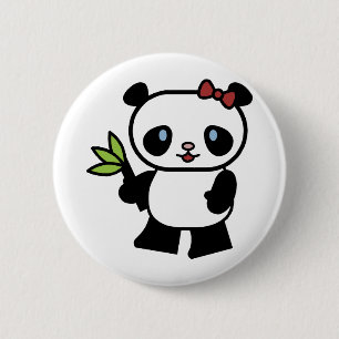 Niedlicher Panda Button