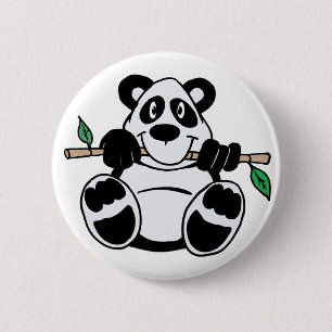 Niedlicher Panda Button