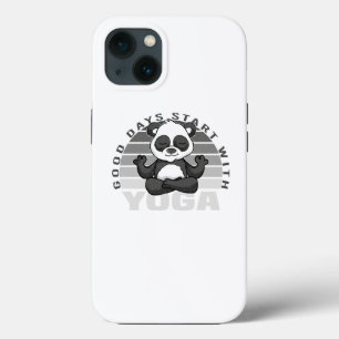 Niedlicher Panda, der Yoga macht, lustige Yoga-Pos Case-Mate iPhone Hülle