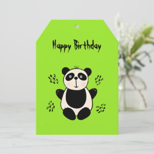 Niedlicher Panda Feiertagskarte