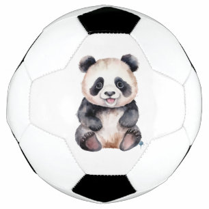 Niedlicher Panda Fußball