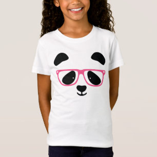 Niedlicher Panda-Gesichts-Geburtstag T-Shirt