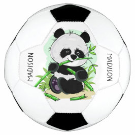 Niedlicher Panda individuelle Name Fußball