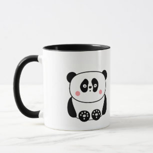 Niedlicher Panda personalisierter Schlamm Tasse