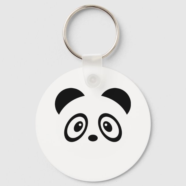 Niedlicher Panda Schlüsselanhänger (Vorderseite)