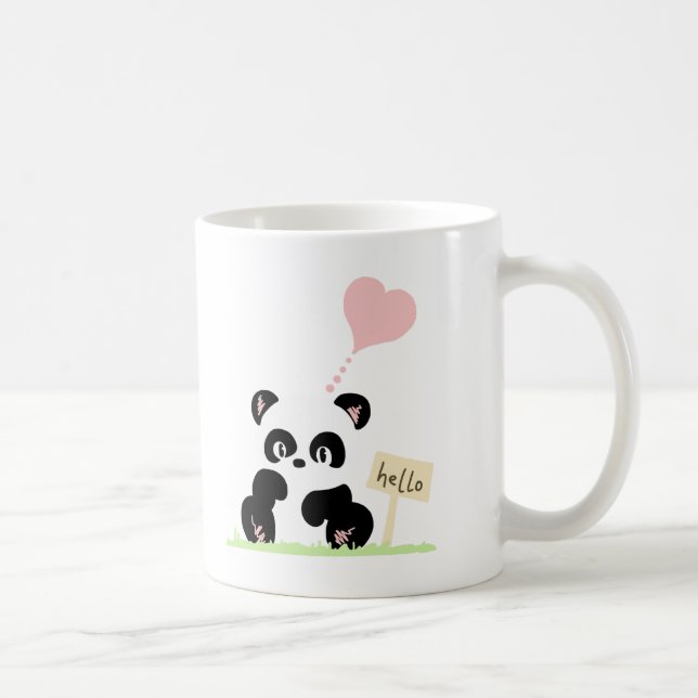 Niedlicher Panda Tasse (Rechts)