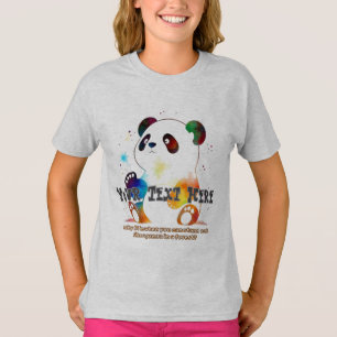 Niedlicher Panda zu Shirt