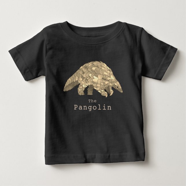 Niedlicher Pangolin-gefährdeter Tierschutz  Baby T-shirt (Vorderseite)