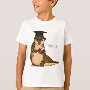 Niedlicher Pangolin-schließ-Cartoon T-Shirt