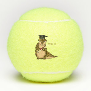 Niedlicher Pangolin-schließ-Cartoon Tennisbälle
