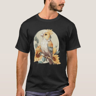Niedlicher Papagei Cockatiel Sonnenblumenparrot T-Shirt