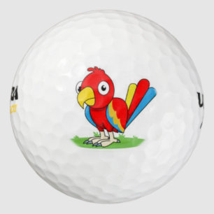 niedlicher Papageiengolfball Golfball