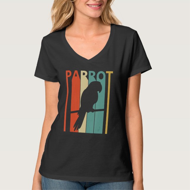 Niedlicher Papagetier T-Shirt (Vorderseite)