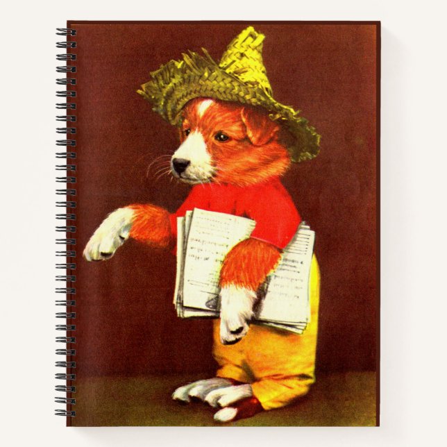 niedlicher Paperboy Notizbuch (Vorderseite)