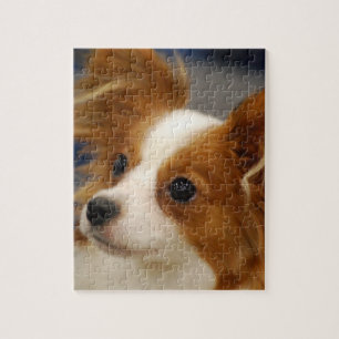 Niedlicher Papillon Hund Puzzle