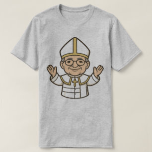Niedlicher Papst T-Shirt
