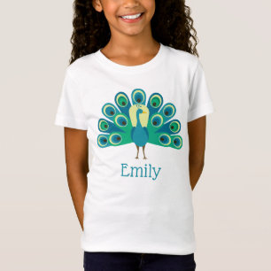 Niedlicher Peacock Personalisierter T - Shirt