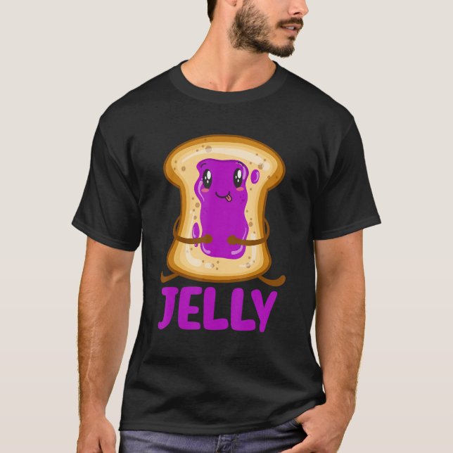 Niedlicher Peanut-Butter und Jelly-Pb+j-Matching-K T-Shirt (Vorderseite)