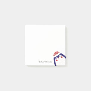 Niedlicher Peeking Out Pinguin 3" x 3" Post-it®-H Post-it Klebezettel