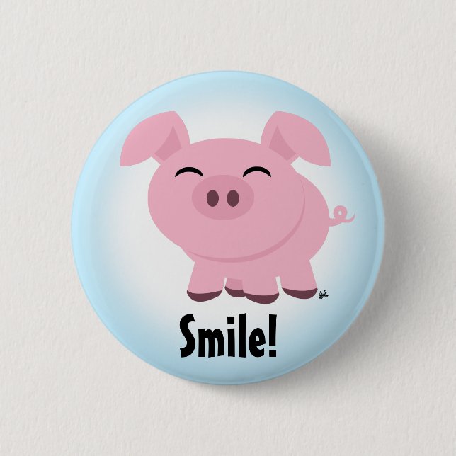Niedlicher Peilknopf Button (Vorderseite)