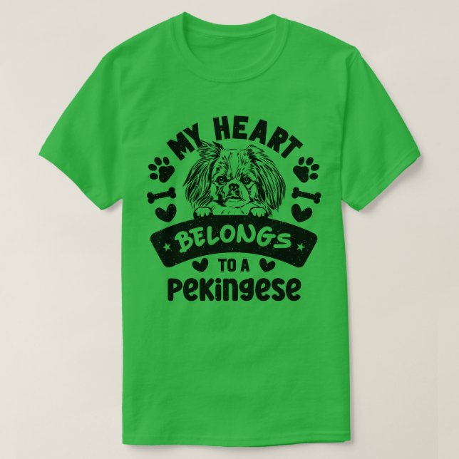 Niedlicher Pekingese T-Shirt (Design vorne)