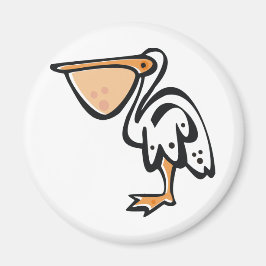 Niedlicher Pelikan Magnet