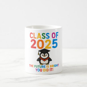 Niedlicher Penguin-Abschluss 2025 Kaffeetasse