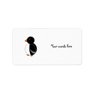 Niedlicher Penguin Adressaufkleber