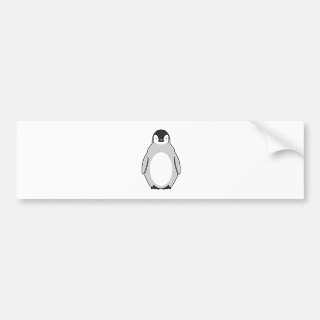 Niedlicher Penguin Autoaufkleber (Vorne)