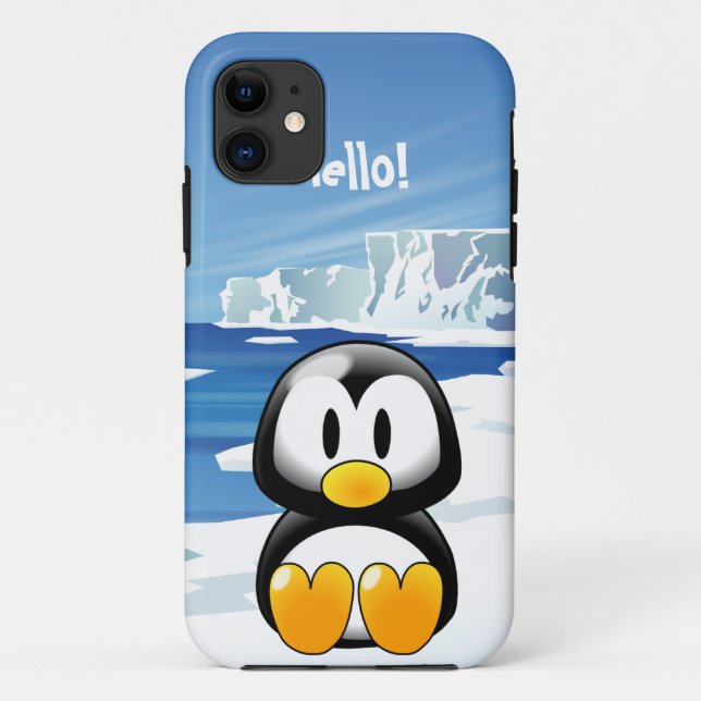 Niedlicher Penguin Case-Mate iPhone Hülle (Rückseite)