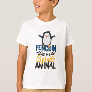 Niedlicher Penguin ist mein Geist-Tierdruck T-Shirt