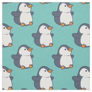 Niedlicher Penguin Kids Cartoon Stoff