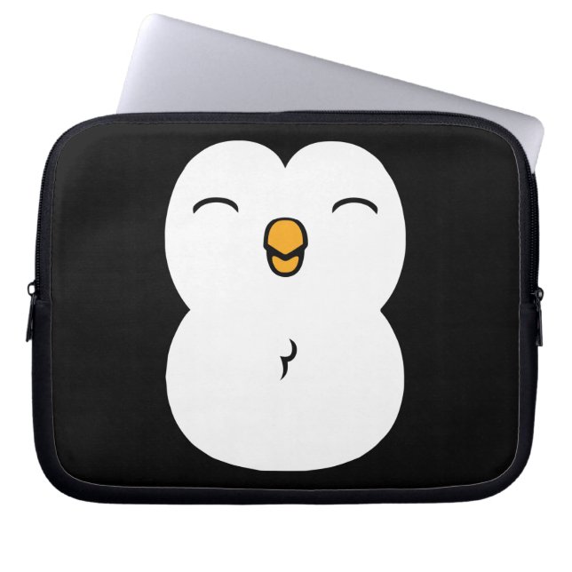 Niedlicher Penguin Laptopschutzhülle (Vorderseite)