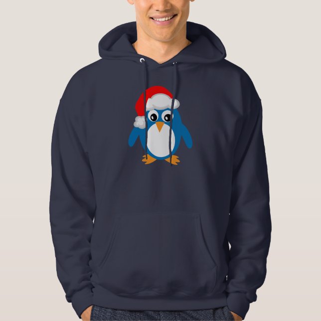 Niedlicher Penguin mit Hoodie (Vorderseite)