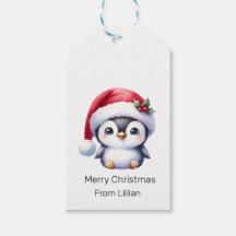 Niedlicher Penguin Personalisierter Weihnachtsgesc