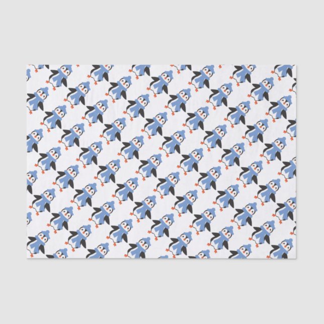 Niedlicher Penguin Seidenpapier (Vorderseite)