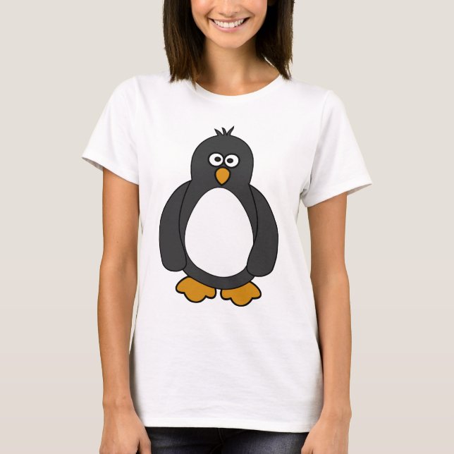 Niedlicher Penguin T-Shirt (Vorderseite)