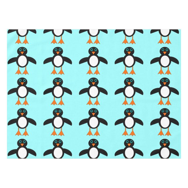 Niedlicher Penguin Tablecloth Tischdecke (Vorderseite (Horizontal))