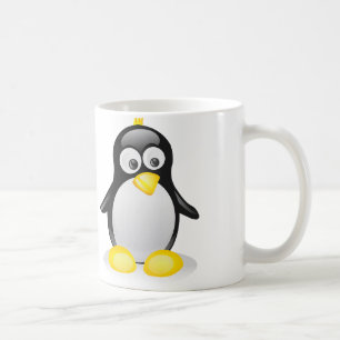 Niedlicher Penguin - weißer Kaffee-Tasse Tasse
